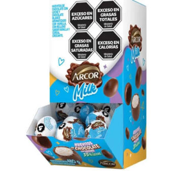 HUEVITOS MILK ARCOR X 60 UNIDADES