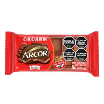 CHOCOLATE CELOFAN ARCOR X 25 GRS