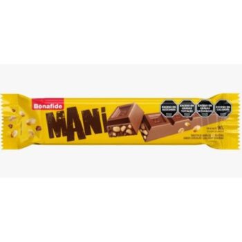 BONAFIDE CHOCOLATE CON MANI X 90GRS