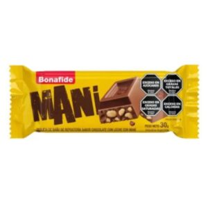 BONAFIDE CHOCOLATE CON MANI X 30GRS