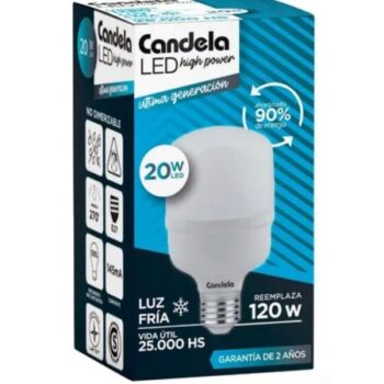 LAMPARA CANDELA 20 WATS