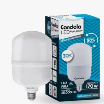 LAMPARA CANDELA 30WATS